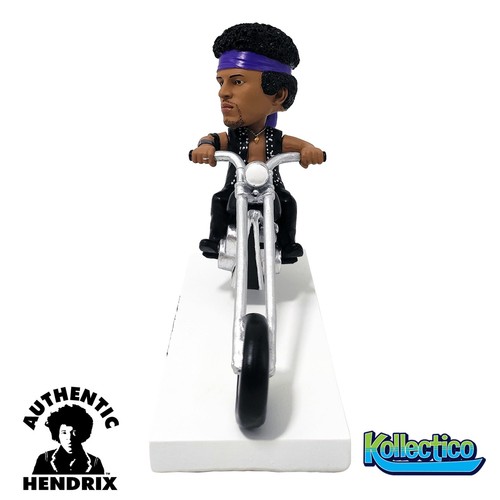 Bobblehead Jimi Hendrix en motocicleta de Kollectico - Imagen 2 de 3