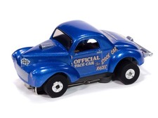 AUTO WORLD '41 Willys Coupe-Metallic Blue  SLOT CAR
