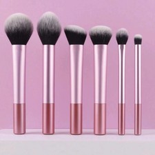 Long Tube of 6 Concealer Brushes, Contouring Brushes, Slope Brush, Highlight Bru