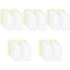 5 Count Multipurpose Label Sticker Reusable Labels Sign Stickers Compact Bottle
