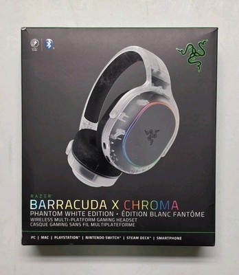 Razer Barracuda X Chroma Wireless Over-the-Ear Gaming Headset, Phantom White