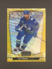 2024-25 O-Pee-Chee Platinum #170 Filip Hronek Neon Yellow Surge