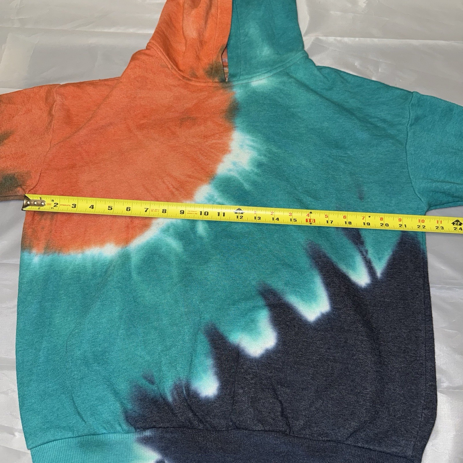 Multicolored Tie-Dye Hoodie image 4