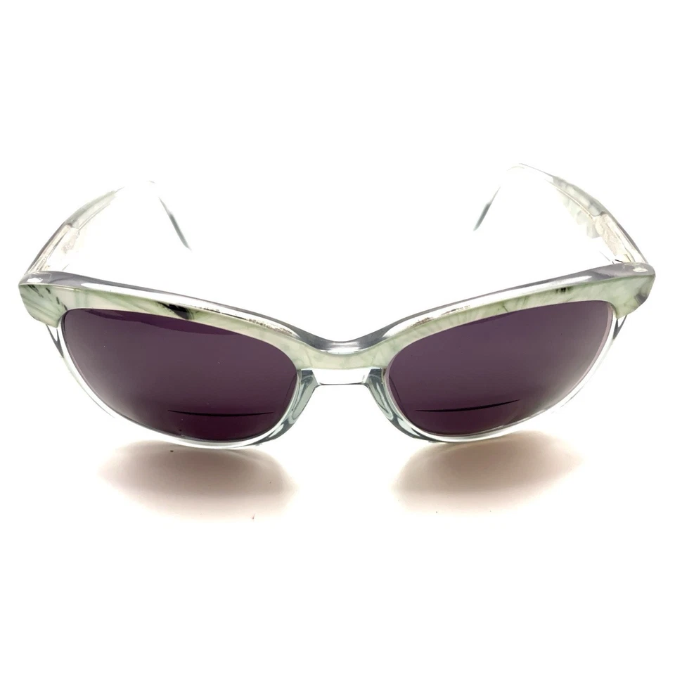 Очки солнцезащитные Vera Wang V285 прозрачные зеленые прямоугольные оправы 54-18 135 дизайнерские женские - Изображение 3 из 4