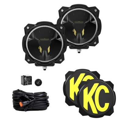 KC Hilites 91403 Gravity Titan 6'' LED - Pair Pack - Wide-40 Beam