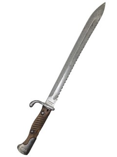MUNDLOS German WW1 Engineer/ BUTCHER Mauser Saw Back Bayonet