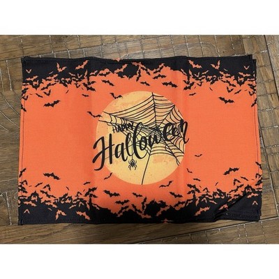 Halloween Placemats Set Of 4 Brand New Halloween Decor Festive Cloth Table Mats