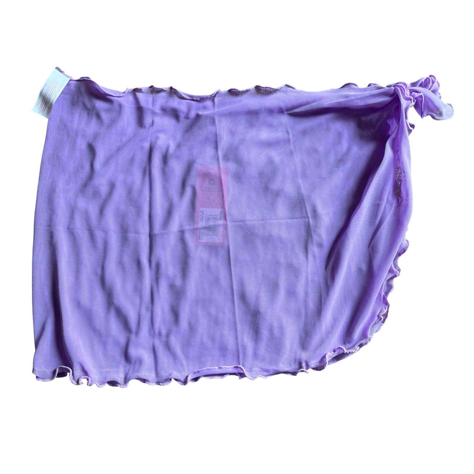 NWT! Juniors' Ninety-Nine° Mini Sarong Mesh Swim Cover Up One Size Fits All