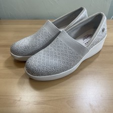 Skechers X Martha Stewart Beige W Rhinestones Slip Ins Sz 10 Women  s