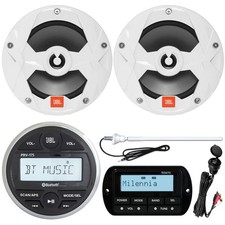 JBL PRV175 Marine Receiver, 2X 6.5" Speakers, Remote, USB/AUX Mount, Antenna