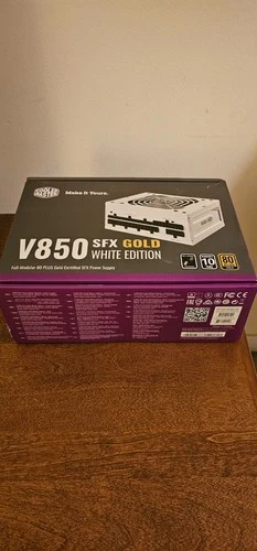 Cooler Master V850 SFX Gold White Full Modular Power Supply - Used/As-Is