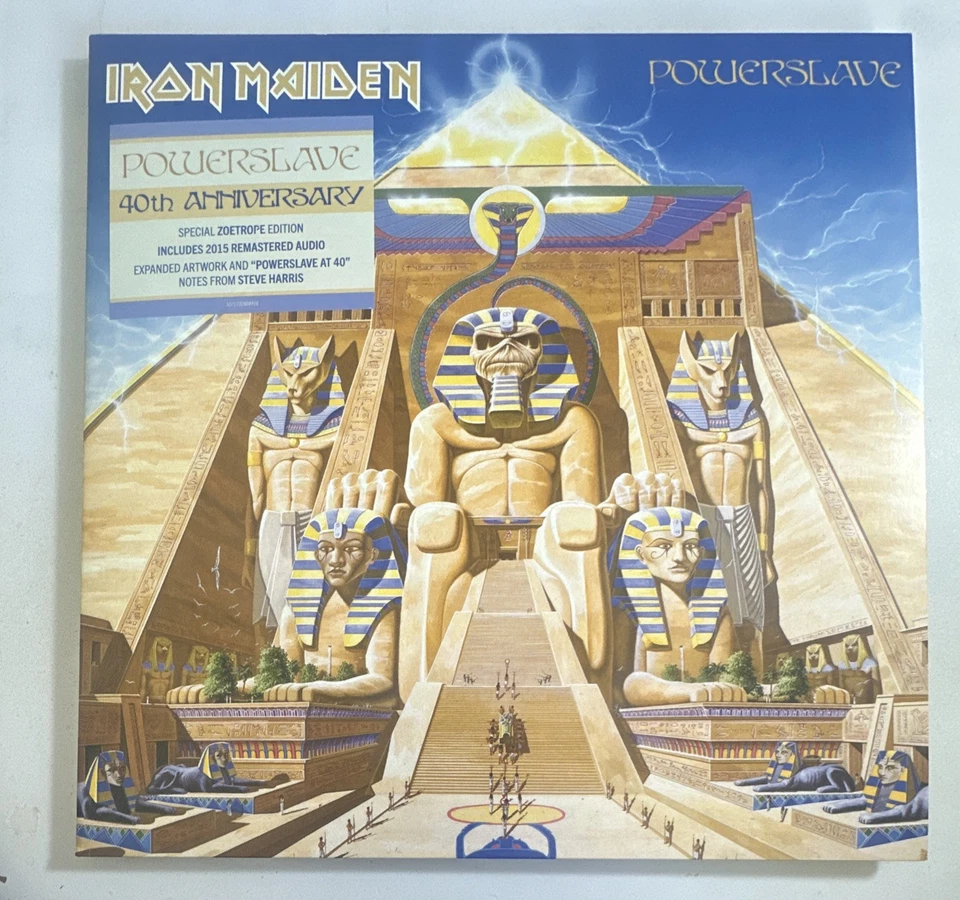Iron Maiden - Powerslave - 40th Anniversary 2024 Zoetrope Picture Disc Vinyl LP - Image 2 of 4