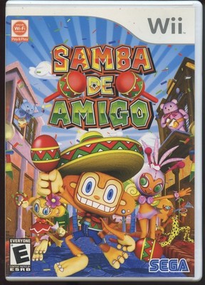 Samba de Amigo (Nintendo Wii, 2008) Complete with manual.