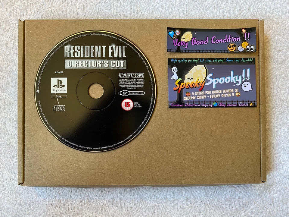 Resident Evil Directors Cut PS1 Disc - UK PAL VGC - High Quality Packing - Image 4 of 4