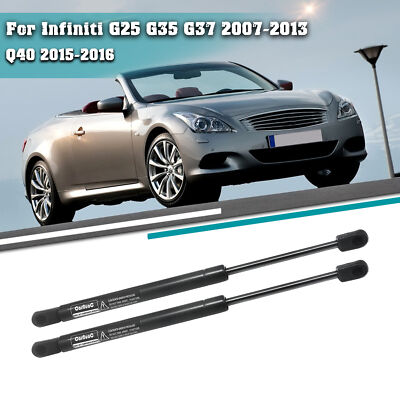 Pair Of Hood Lift Supports For 2007-2013 Infiniti G25 G35 G37 Sedan – Carnuoc Steel