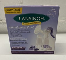 Lansinoh Portable Manual Breast Pump Comfortable Handle