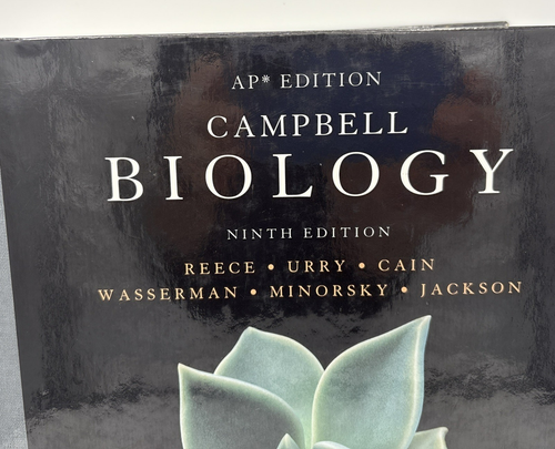 Campbell Biology AP Ninth Edition (Biology, 9th Edition) - Hardcover - With CD - Picture 2 of 8