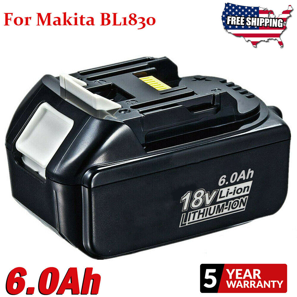 Makita LXT Li-ion LXT400 BL1860 BL1850 BL1830 - Black (BL1860B