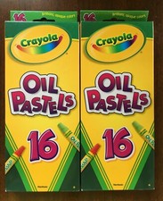2 Packs Crayola Oil Pastels Kids Art Crafts Supplies 16 ct Each 32 Total NEW