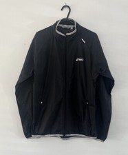 Asics Windbreaker Jacket Full Zip Black Women’s Size Medium