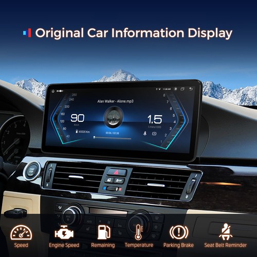 12.3" Android 14 4+64GB Car Stereo GPS Car Play For BMW 3 er E90 E91 E92 E93 CIC - Picture 17 of 23