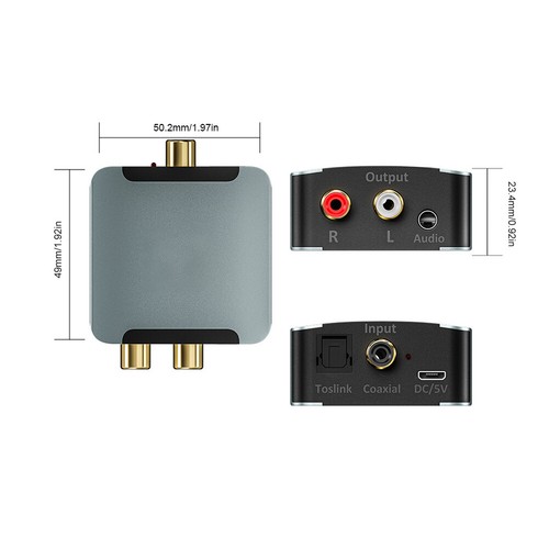 Digital To Analog Audio Converter Convenient DAC Audio Converter Useful for TV - Bild 10 von 11