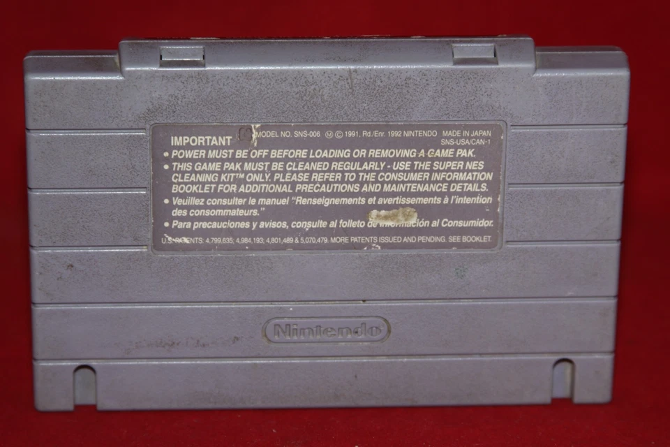 RoboCop versus Terminator (Super Nintendo SNES, 1993) Authentic Game Cartridge - Image 2 of 4