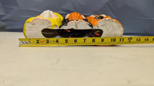 "FIGURA CERÁMICA CLARA TRILLIZOS BRUJA HALLOWEEN PINTADA A MANO DE COLECCIÓN 13,5""X 12""" - Imagen 20 de 21