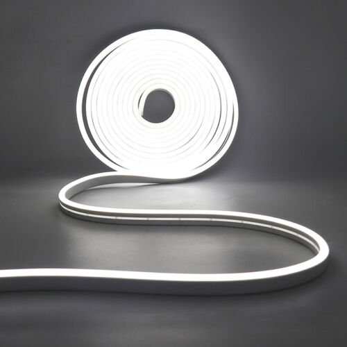 12V Flex Silicone Led Neon Rope Light Strip Waterproof Boat Car Sign Room Lamp