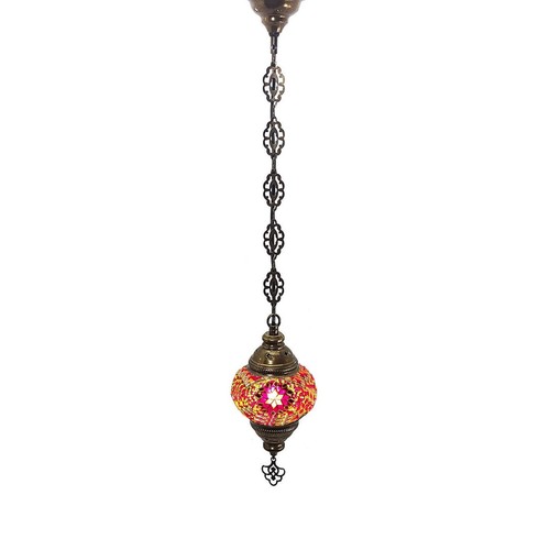 Turkish Moroccan Glass Mosaic Electrical Hanging Lamp Garden Lantern UK + CE - 第 51/55 張圖片