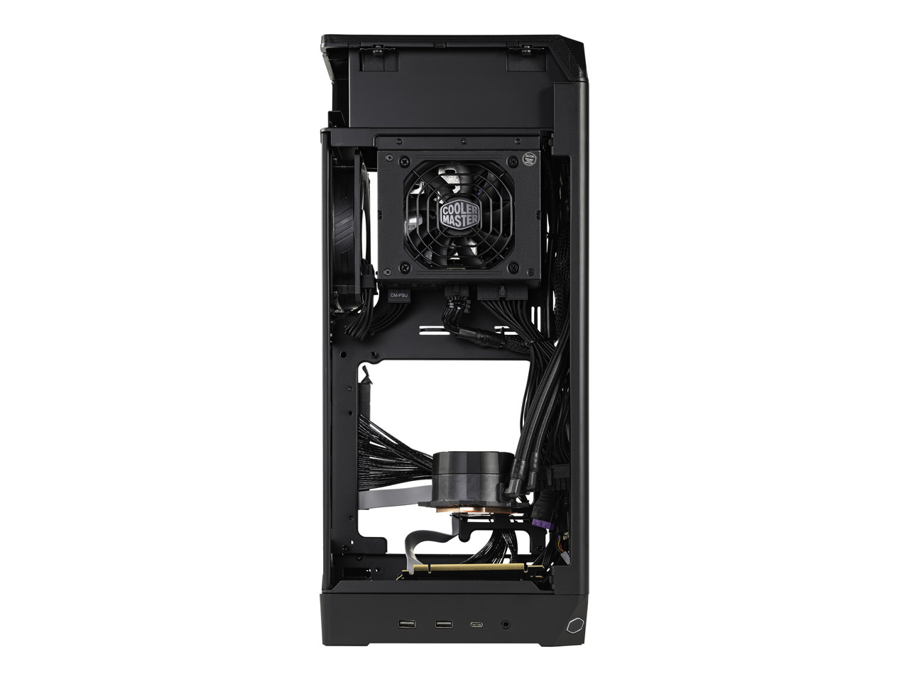 Cooler Master NCORE 100 MAX Bronze ITX SFF Tower Case Custom 120 мм моноблок 850 Вт SF