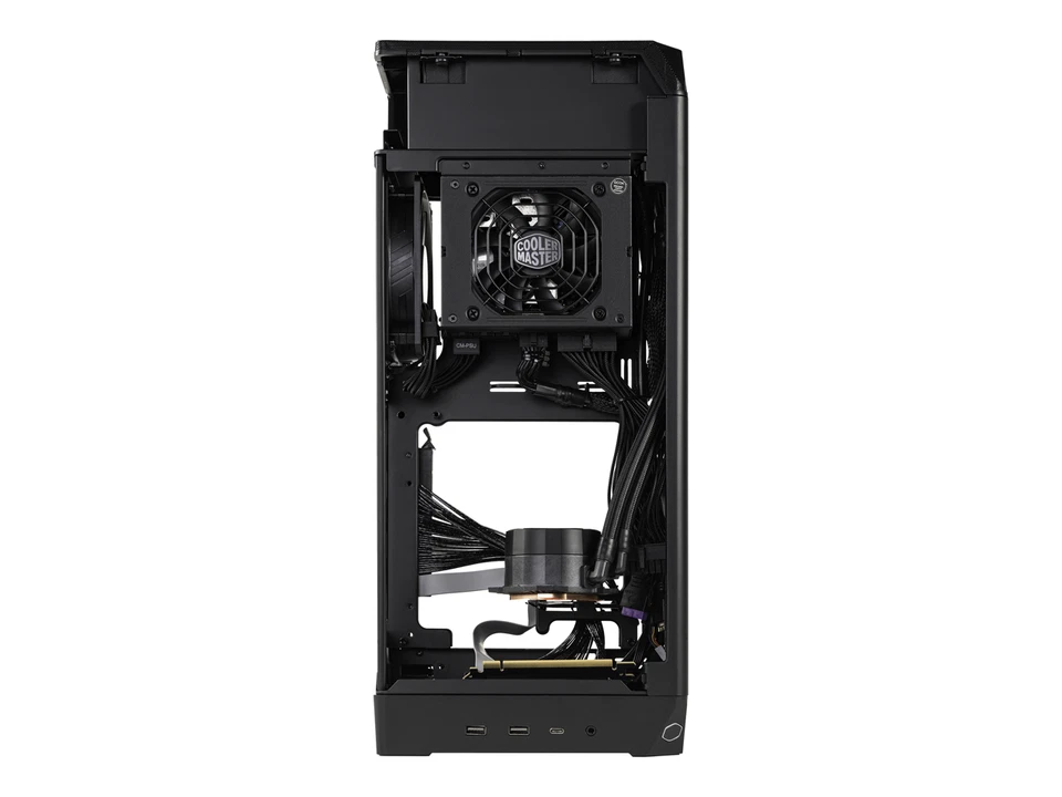 Cooler Master NCORE 100 MAX Bronze ITX SFF Tower Case, Custom 120mm AIO, 850W SF - Image 4 of 4