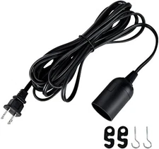 Simple Deluxe Extension Hanging Lantern Pendant Light Lamp Cord Cable E26/27