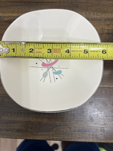 RARE MCM Vintage Edwin Knowles Atomic Mobile Cereal/Soup Bowl Very Nice! - Picture 9 of 10