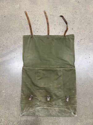 Vintage DULUTH PACK MONARCH BRAND no.3 Canoe Bag Backpack Green