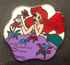 Disney pin 13586 Princess Ariel Picking Flowers the Little Mermaid Mickey & Pals