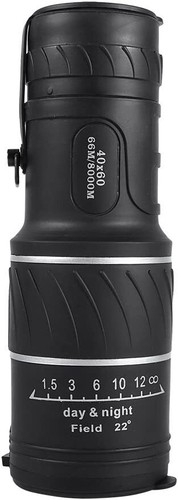 40X60 Optic Monocular Portable Camping Handheld Telescope W/Compass Night Vision - Picture 7 of 8