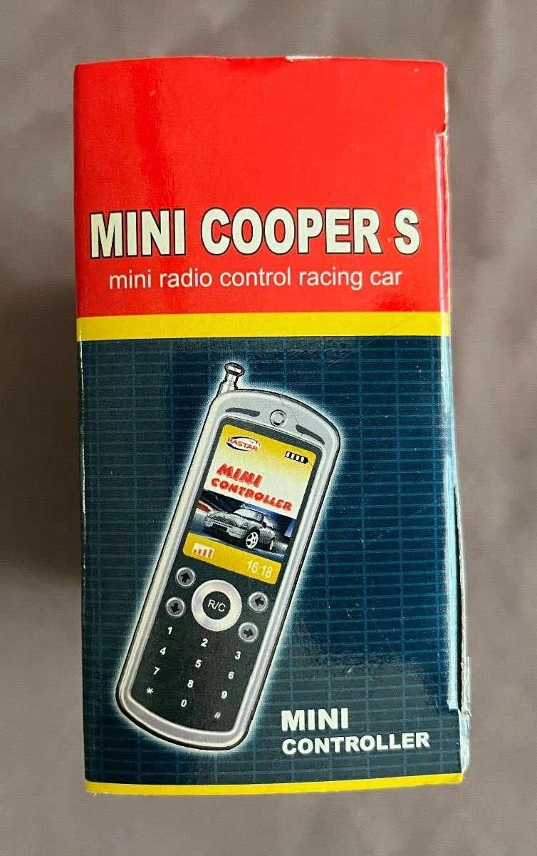 RASTAR 1:58 RC MINI COOPER S, mini control racing car Red Toy Car