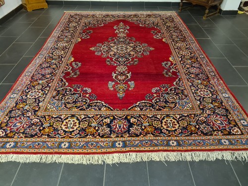 Perserteppich Orientteppich Handgeknüpfter Teppich Keshan Royal 326x233cm - Bild 6 von 18