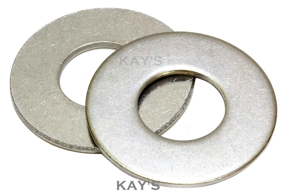 LAVADORAS PLANAS ANCHAS CHAPADAS EN ZINC MÉTRICAS M4,M5,M6,M8,M10,M12,M14,M16,M20,M24 Foto 2 de 2