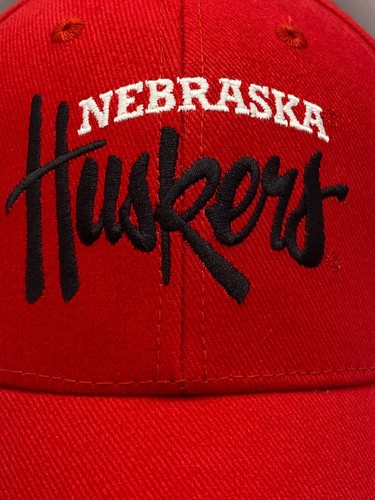 Russell Nebraska Huskers Strapback Hat Adjustable Red Embroidered - Picture 6 of 7
