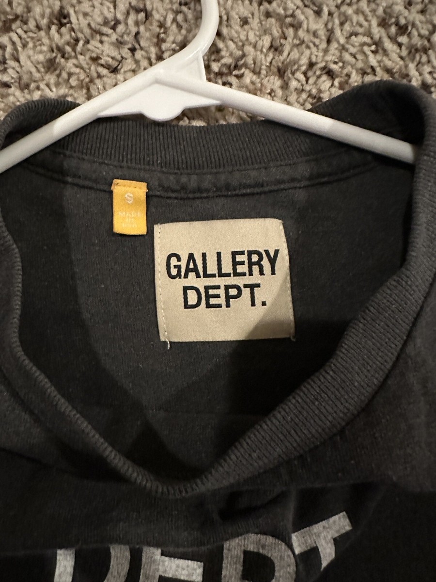 Gallery Dept. Grey Flames Logo Long Sleeve T-Shirt | eBay Gallery Dept. Grey Flames Logo Long Sleeve T-Shirt | eBay
