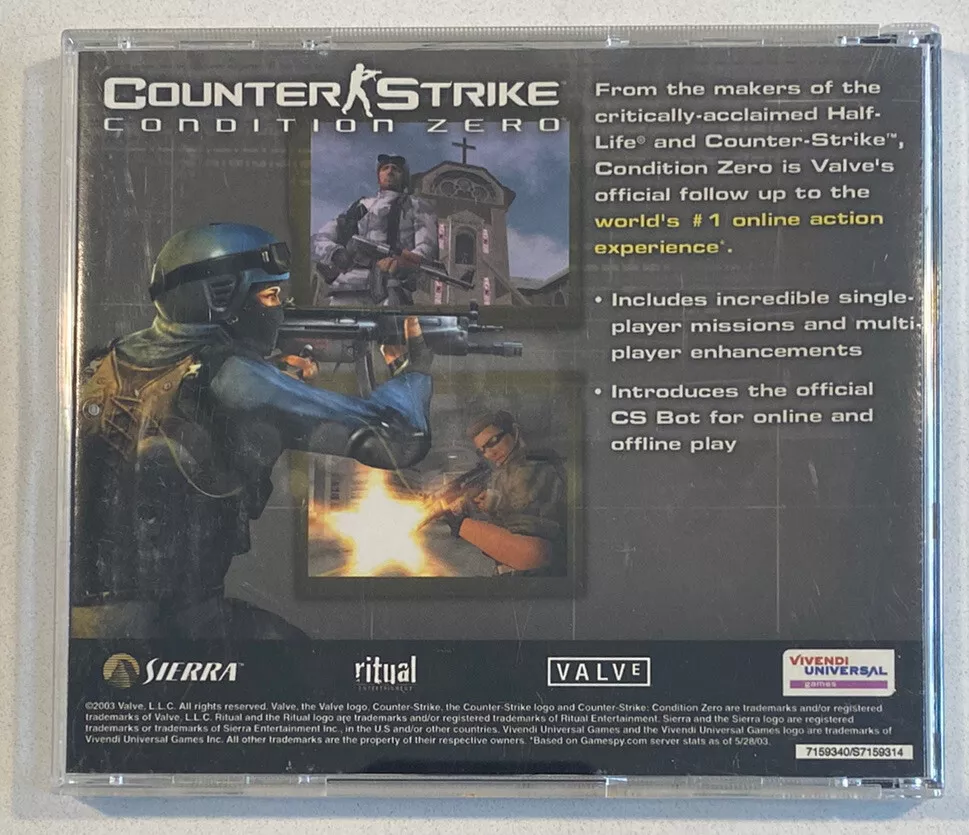 Counterstrike condition zero tested VINTAGE PC GAMES R4