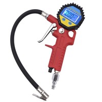 Portable Tire Inflator, Digital Tire Pressure Gauge With Lock-on Air Chuck Portable Tire Inflator, Digital Tire Pressure Gauge With Lock-on Air Chuck