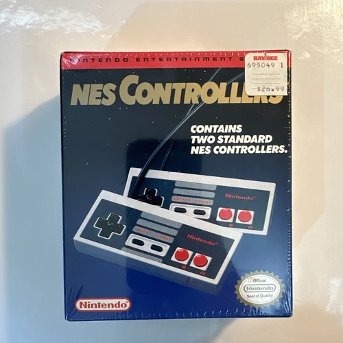 Vintage NEW IN BOX Authentic Original Nintendo NES RARE OEM Controllers Sealed!!