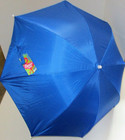 OUTDOOR BEACH CHAIR CLAMP-ON UMBRELLA ~ 4 Ft. DIA. ~ UPF 50+ Protection ~ BLUE