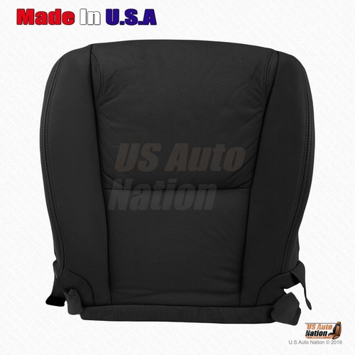 2007 to 2011 FITS Lexus GS350 Driver Passenger Perforated Leather Cover Black - Picture 2 of 14