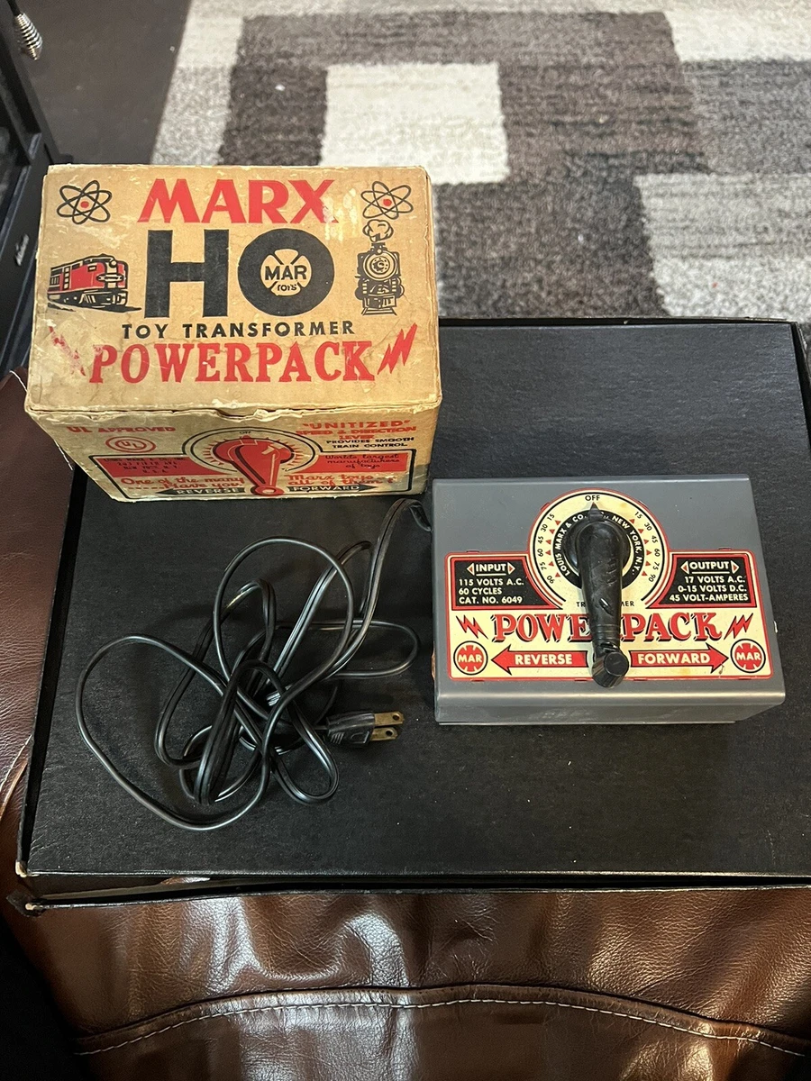 classic vintage Toy Train Transformer Louis Marx Ho Scale Playset Power Pack