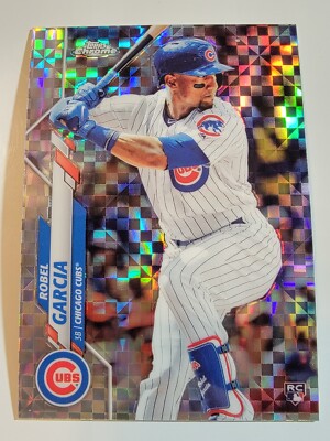 2020 Topps Chrome #181 Robel Garcia Chicago Cubs Prism Refractor