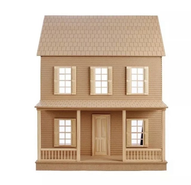 imagination pretend wooden dolls house